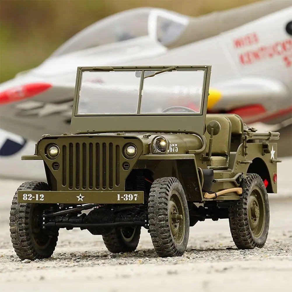 FMS RC Car 1/12 1941 MB Scaler Willys Jeep RTR Remote Control Crawler
