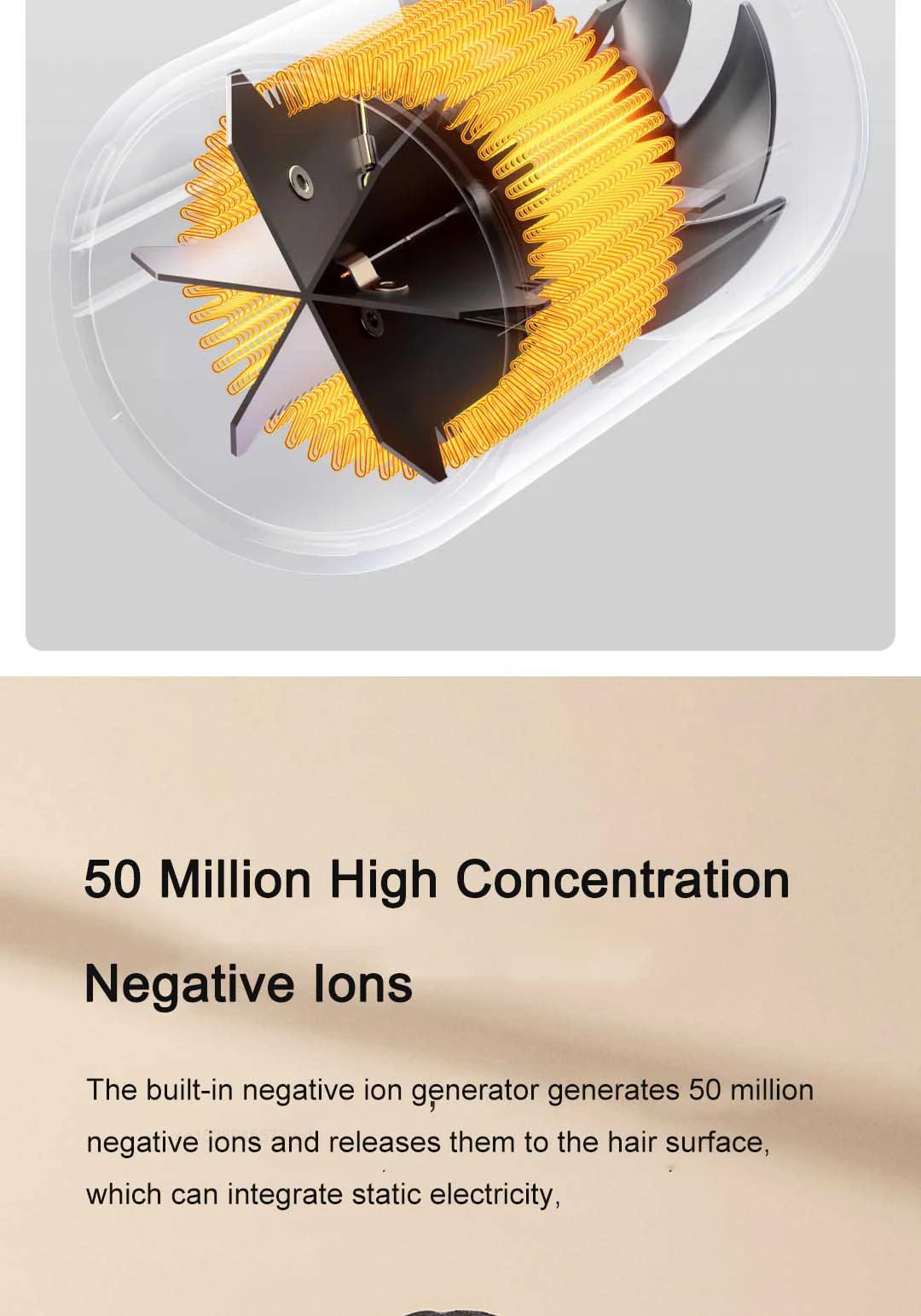 Xiaomi Mijia H101 Portable Anion Hair Dryer description image 8