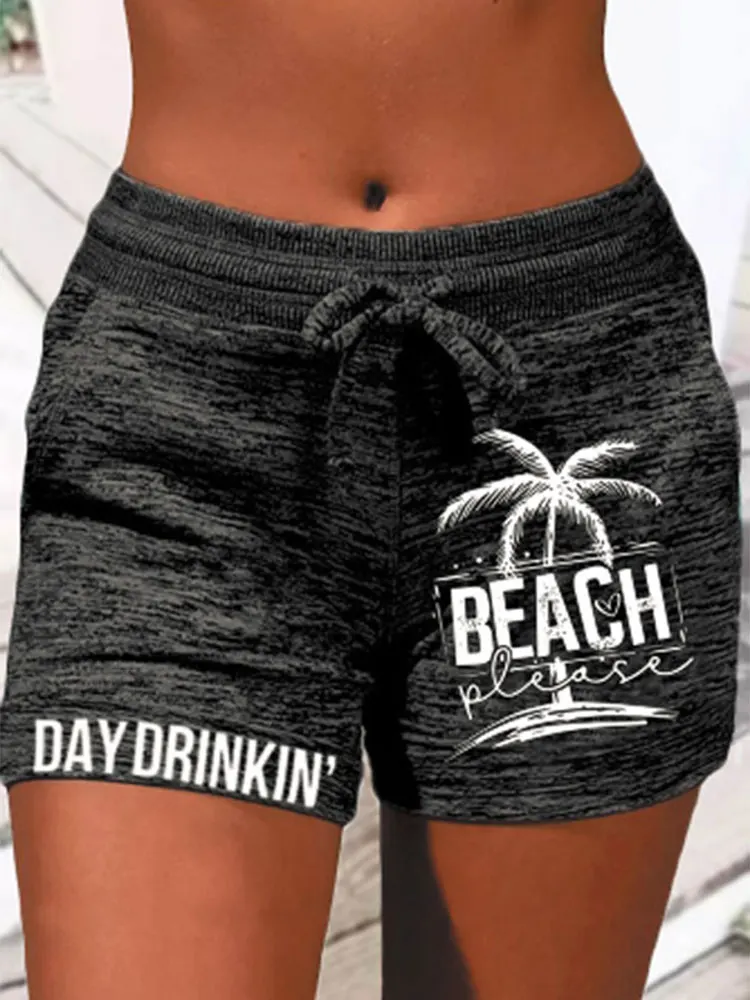 Graphic Boardshorts Beach Shorts Pant Women Beach Shorts Casual