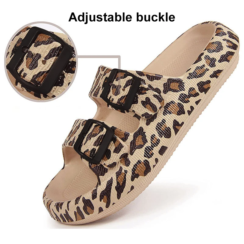 Double Buckle Slippers