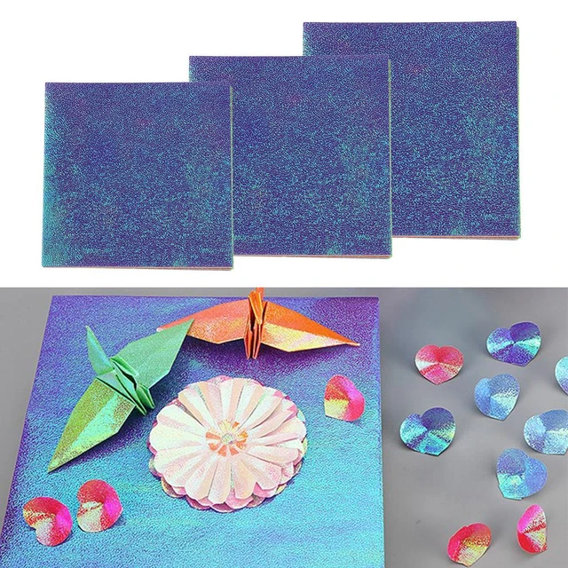 50 Sheets of Glossy Paper Glitter Craft Paper Multi Color Paper - AliExpress