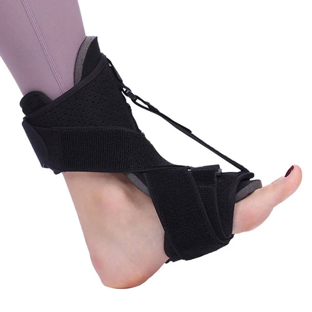 1pc réglable fasciite plantaire attelle de pied nuit compte - gouttes orthèse élastique dos attelle de nuit outils de soins des pieds Ligature