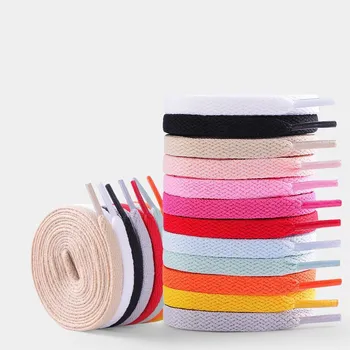 Flat Shoelaces Adult Kids Black White Pink Laces Sneakers Shoestring No Elastic Shoelace Leisure Lacet Shoe Accessories