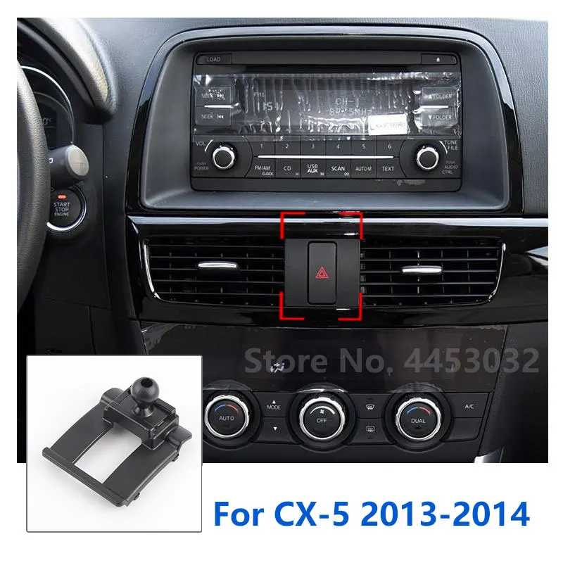 Phone Holder Mobile Phone Holder 17mm For Mazda CX-5 CX-8 CX5