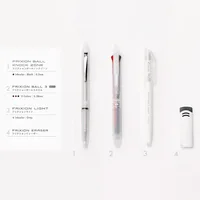 Pilot FriXion Grayscale–Erasable Ink, Fluorescent Eraser Pen, Magic Eraser Invisible, Black/Gray/White, Office/School Stationery 2