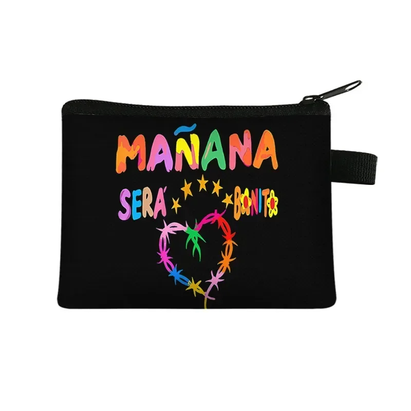 Manana Sera Bonito Coin Purses Karol G Merch Music Small Wallet Tomorrow Will Be Nice Coin Money Bag ID Credit Holder Pouch Gift coin purse,coin wallet