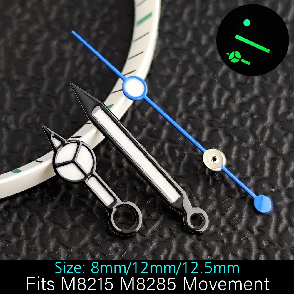 Luminous Green/Blue-Green Watch Hands - Premium Replacement Parts