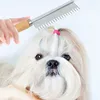 Cat Comb Stainless Steel Cat Brush Dog Hair Brush Wood Handle Pet Hair Remover Cats Comb Pet Grooming Cleaning Tools Accessories 2