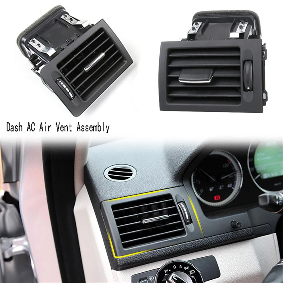Rejilla De VentilaciÃģn Aire Acondicionado Para Mercedes Clase C W204/S204 (2008-2012) - Cubierta Derecha Del Tablero, NÃšmero A2048300854, Color Negro