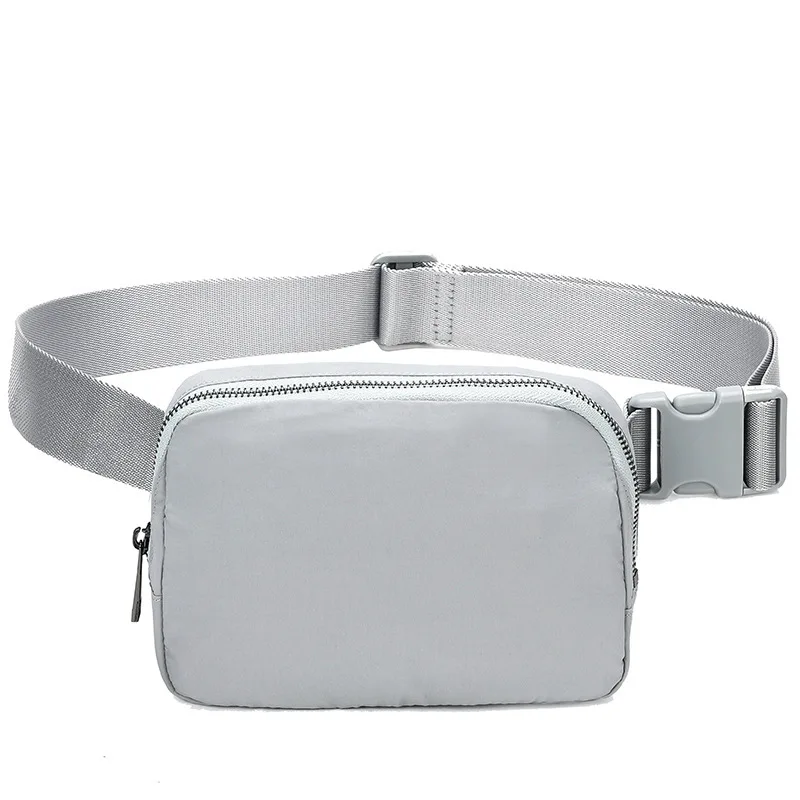 

Vegan Nylon Small Fanny Pack Women Casual Simple Waist Bags Outdoor Sports Gym Bag Fashion Versatile Travel Waterproof Hip Pouch