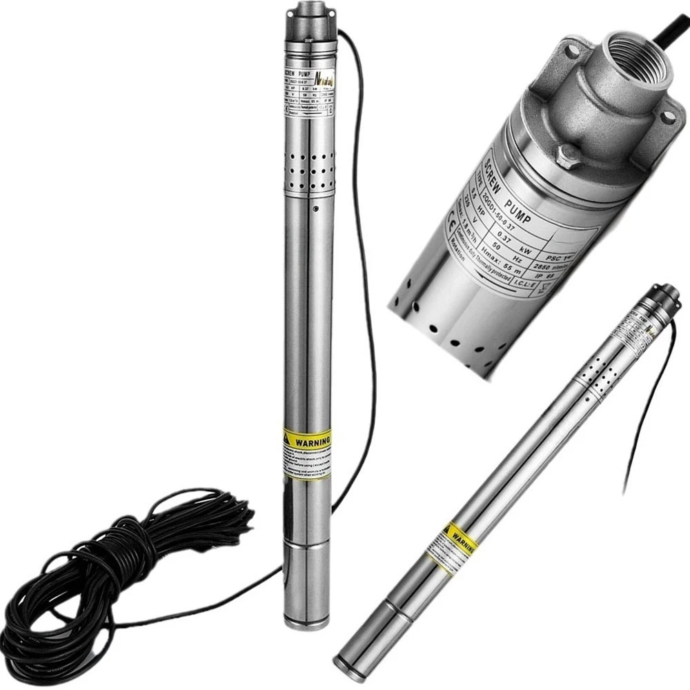 50mm diameter submersible well pump with 304 stainless steel pump body submersib