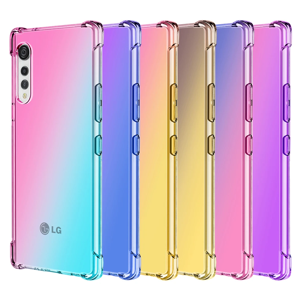 Custodia Per Lg Velvet Lg Velvet 5G G9 Custodia Sfumata Trasparente Antiurto Lg Velvet 6.8 Pollici Lim Custodia Morbida Per Telefono In Tpu Trasparent