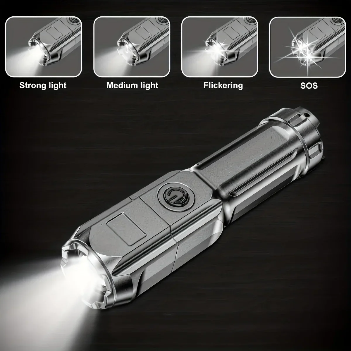 Waterproof High Lumen Tactical Flashlight 2