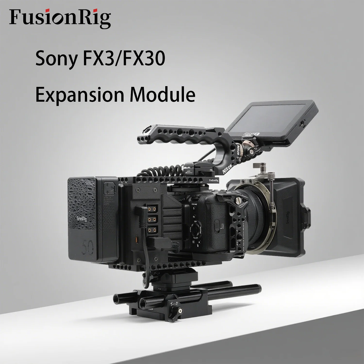 Sony FX3/FX30 カメラケージ拡張モジュール用 FusionRig