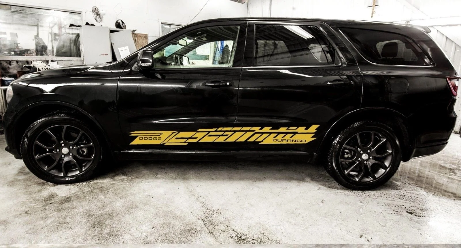 

For 1Set/2pcs Side Stripe Decal Graphic Sticker Kit for DODGE DURANGO 2010-2018 oracal style 1 Car styling