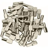10pcs Mini Laminate Support Pegs Spoon Shape Shelf Bracket Furniture Hardware Glass Plate Holder Cabinet Closet Fixing Bracket 1