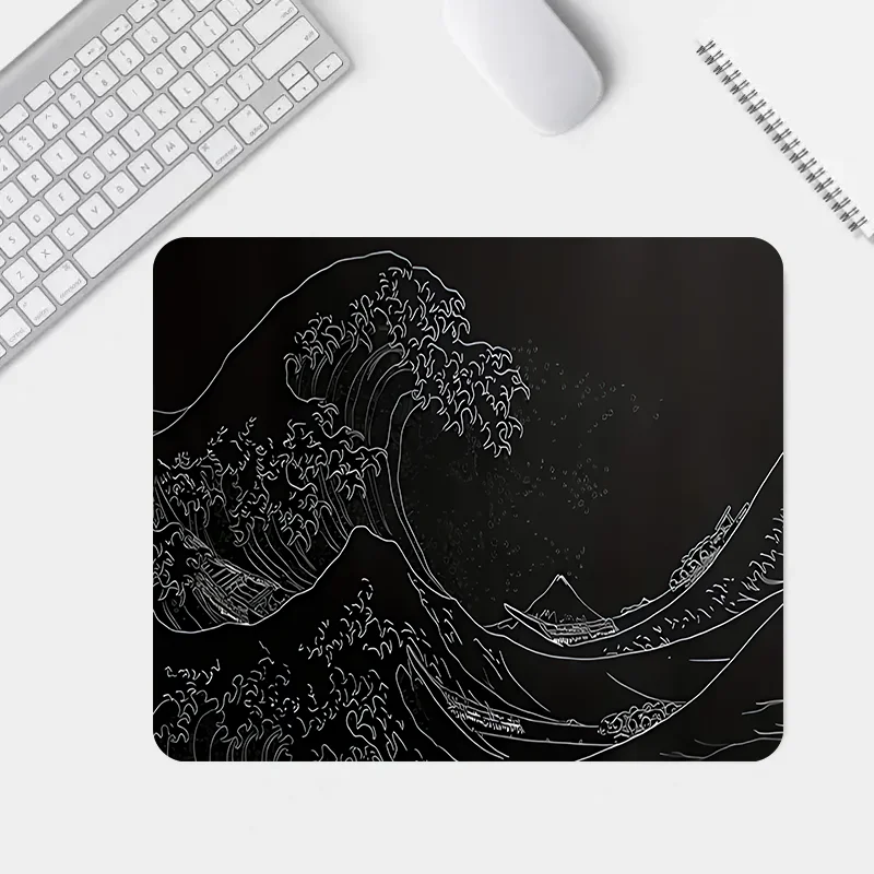 Black Sea Gaming mousepad, 2mm non-slip rubber base, 31.49 x 11.81 inches, extended gaming mousepad, designed for gamers office 2