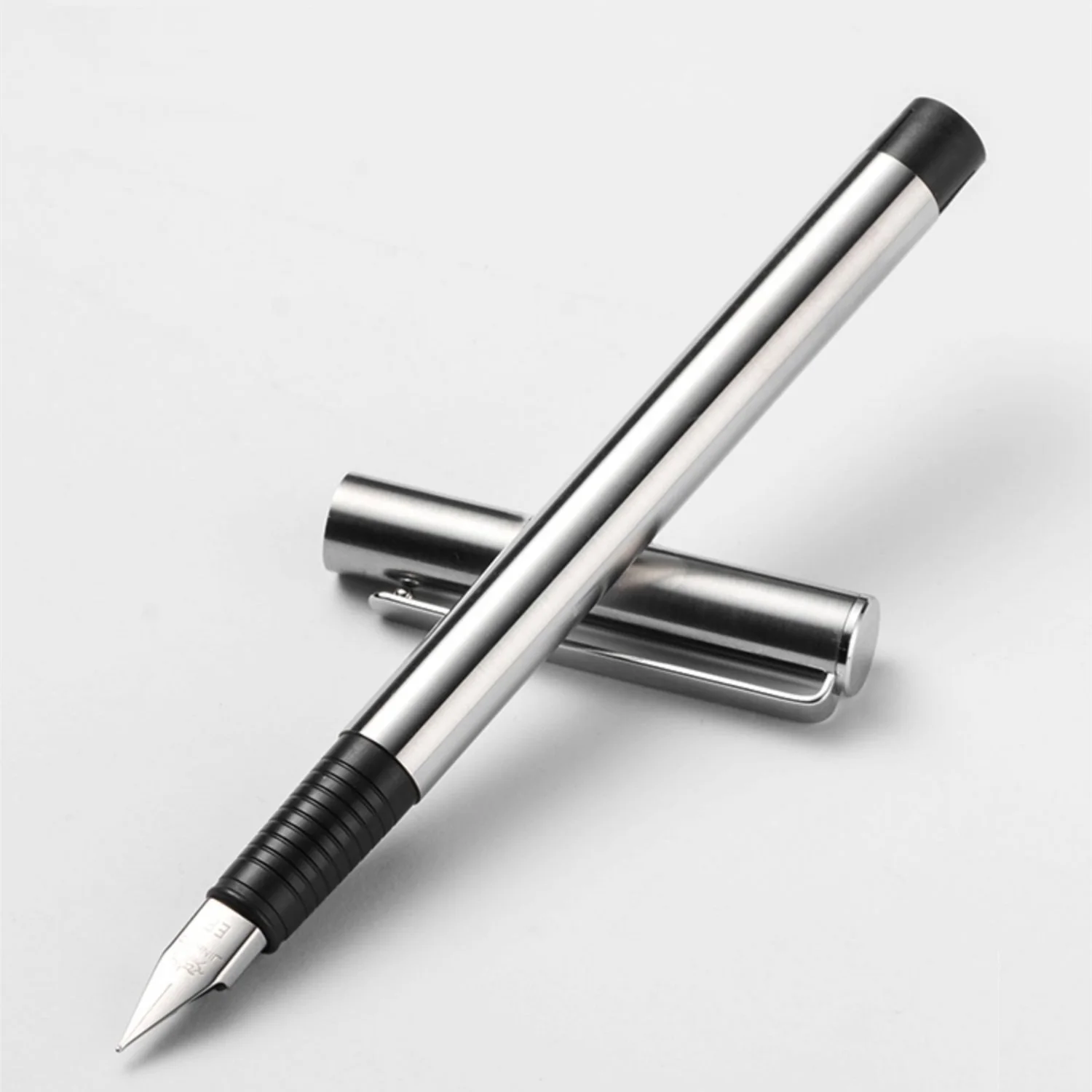 Silver Steel Fountain Pen - Extra Fine Iraurita Nibs Smooth Writing Inking  Pens