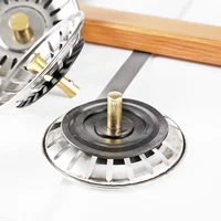 Stainless Steel Kitchen Sink Strainer Bathtub Hair Catcher Stopper Pool Bathroom Waste Sink Filter Plug Sink Accessories Tool 4