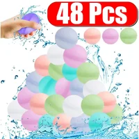 Reusable Water Balloons Toys Quick Fill Self Sealing Water Bomb for Summer Games Children's Adults Outdoor Activities Toy Gifts 1
