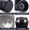 400ml Coffee Cup Stainless Steel Thermos with Straw Double-layer Vacuum Insulated Bounce Cup Portable Travel Car Creative Cup 4