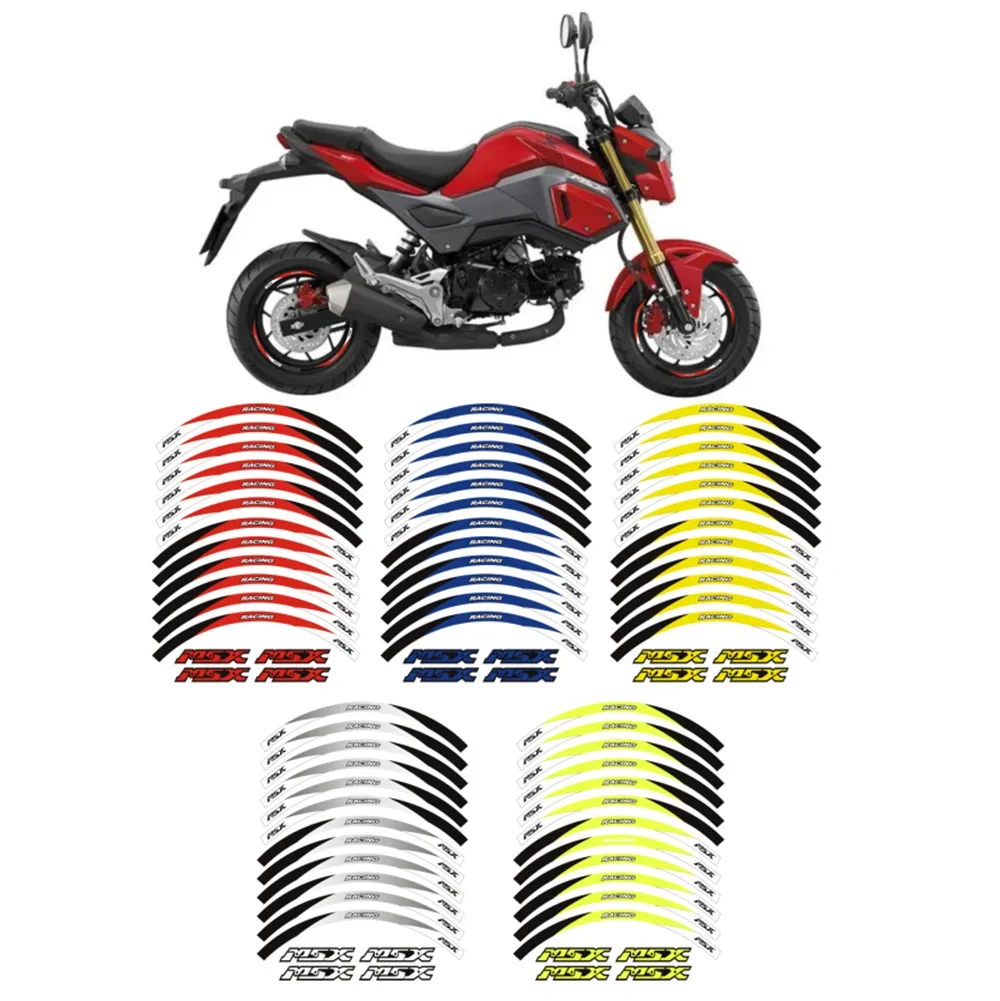 

Полосы обода колеса наклейки лента наклейки для HONDA MSX 125 Gorm / MSX 125 SF 2013-2022