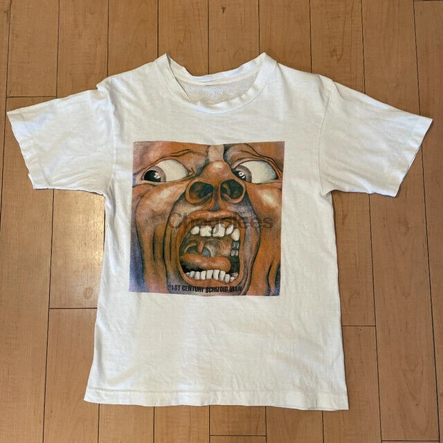 90S Vintage Made In Usa King Crimson Lock Band T-Shirt