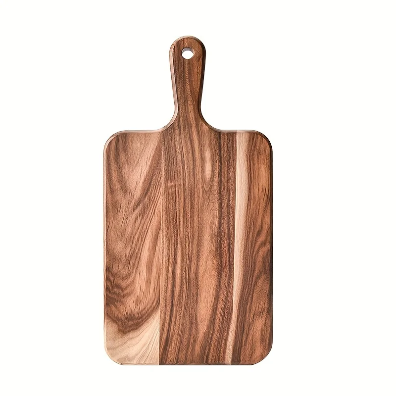 Premium Acacia Wood Cutting Board with Handle - Ultra-Thick, Durable, and Easy-Clean