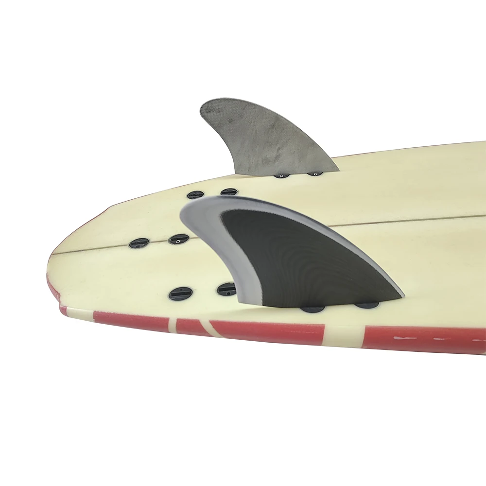 Surf Keel Twin Fins Fiberglass Surfboard Fins Surfing Stabilizer Side