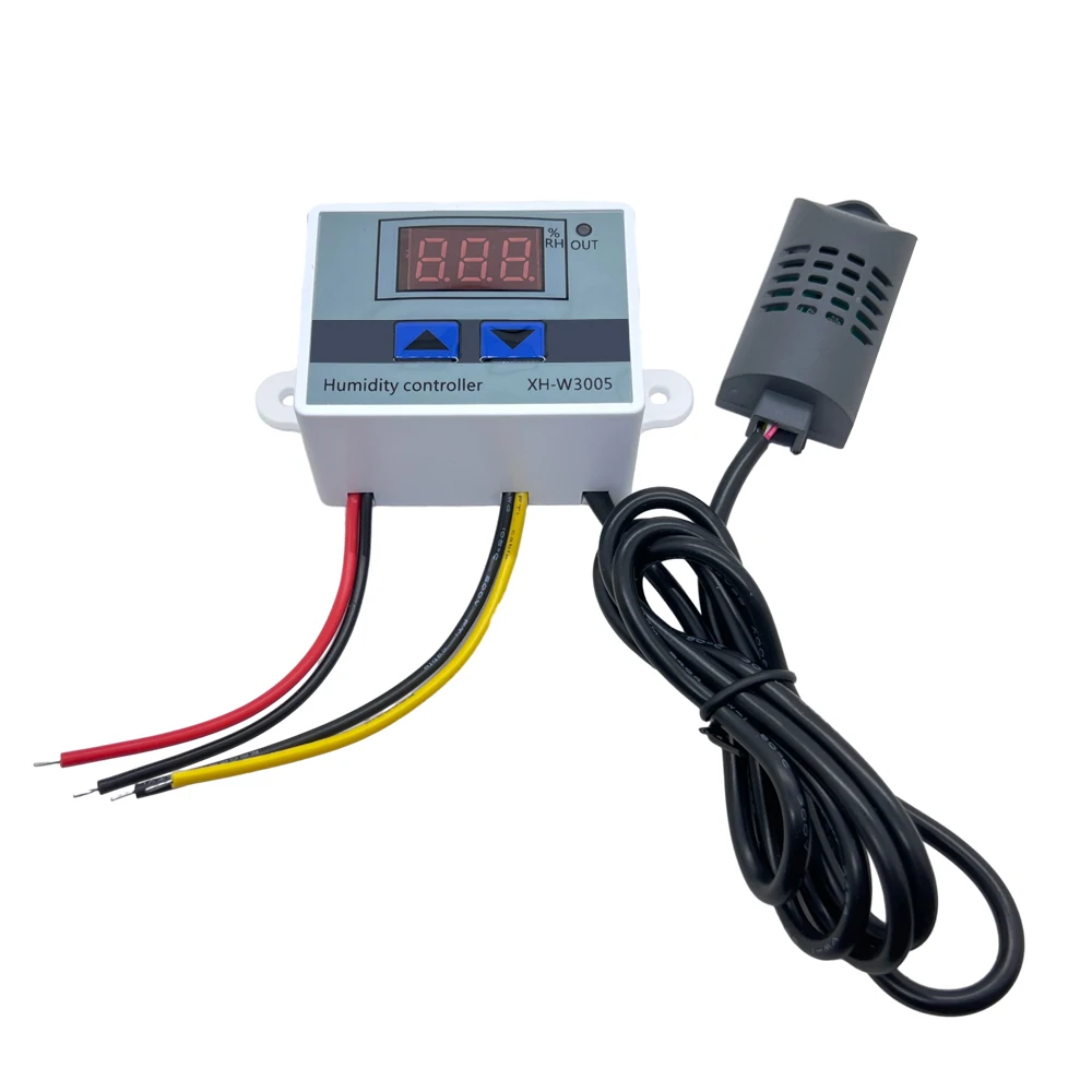 Contrôleur d'Humidité Numérique Hygromètre XH-W3005 Régulateur Capteur d' Humidité de la Température 0~99% HR 12V / 24V / 220V (220V) : :  Commerce, Industrie et Science