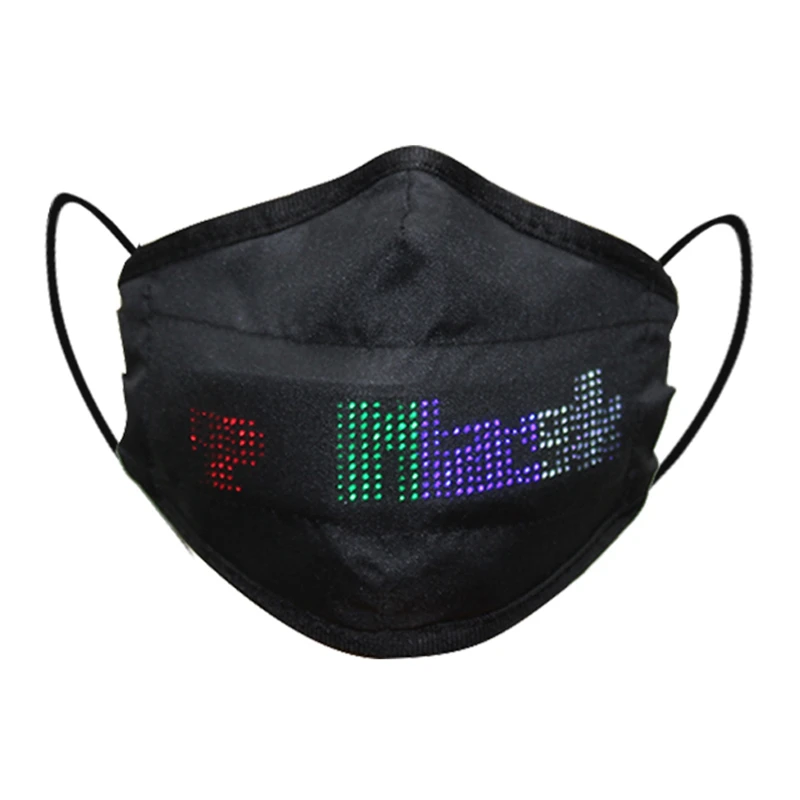 

LED Luminous Display Mask Bar Bengdi KTV Nightclub Atmosphere Props Bluetooth Walking Mask