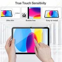 2 Packs Tempered Glass Screen Protector For  iPad A16 11th/10th Generation 2025/2022 HD 9H Hardness Screen Film for iPad Pro 11 2