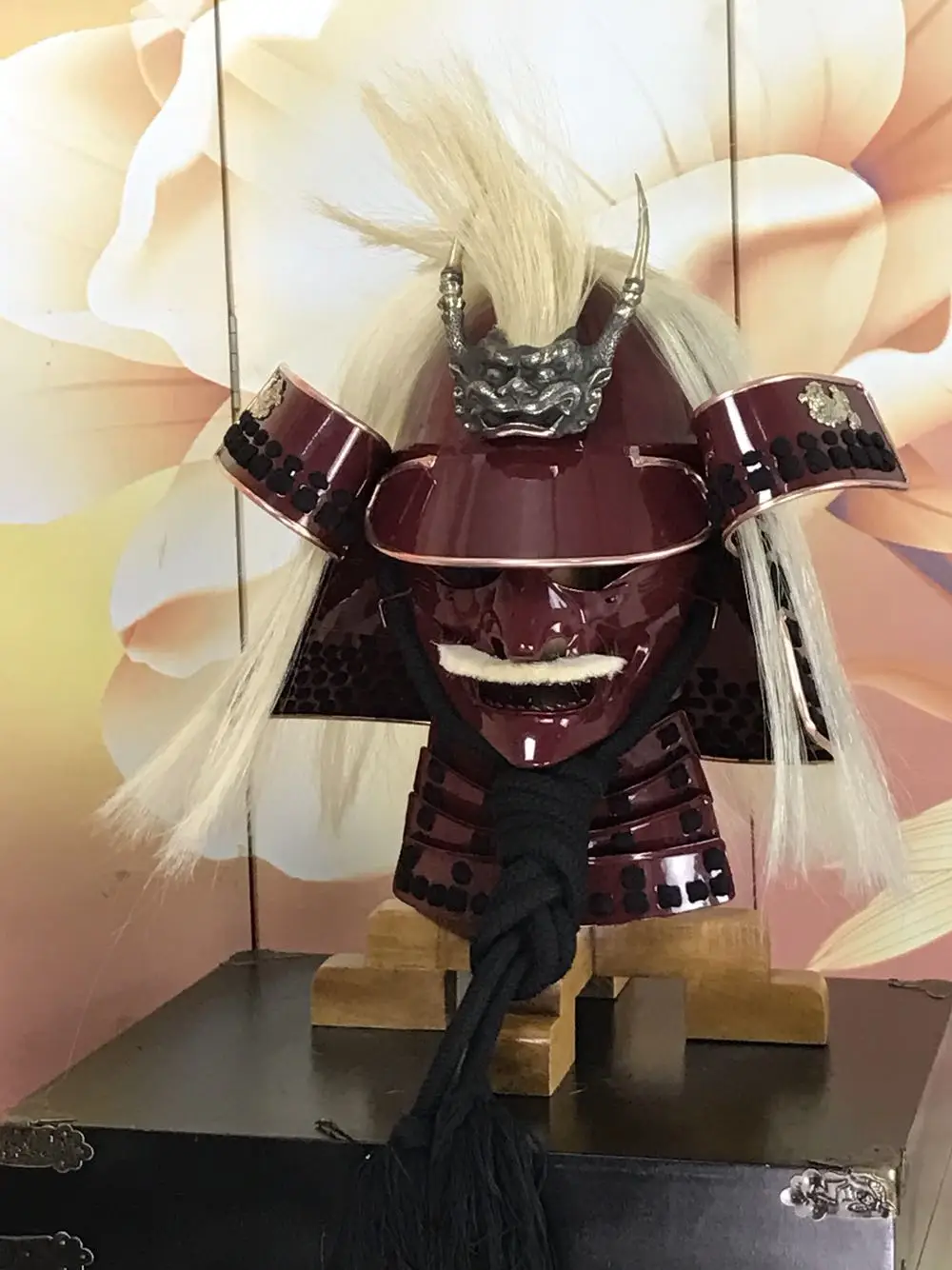 A Set of Helmet of Samurai Armor