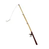 1Pcs 1/12 Doll House Miniature Metal Fishing Pole with Hook Model Toy Mini Fishing Rod Decoration Dollhouse Accessories 5