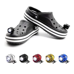 LED Crocodile Head Clog Shoe Light with 3 Lighting Modes Waterproof for Hiking and Camping Essential Lighting Accessories Shoe