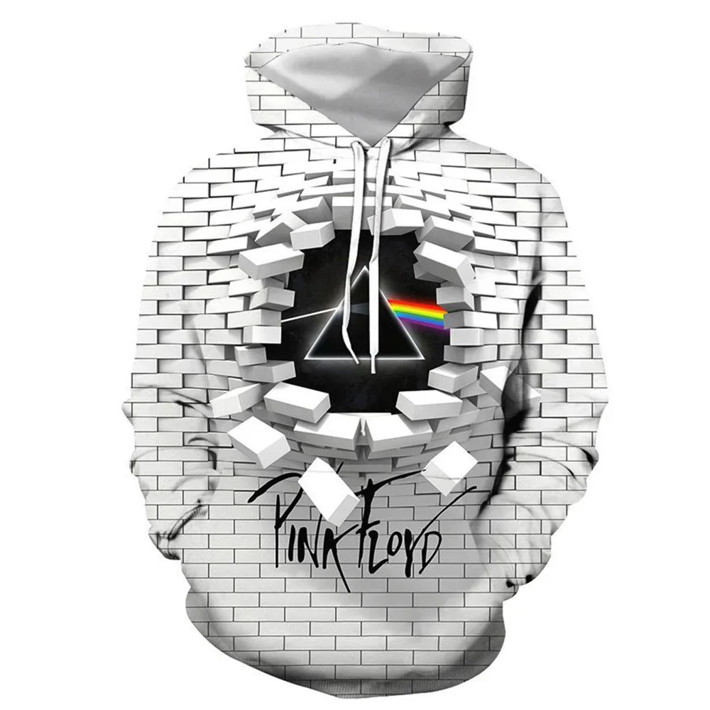 

3D Digital Printing Theme Wall Animal Combination Hooded Daily Casual Sweater