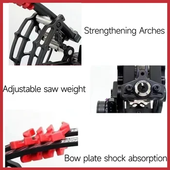 Compound Bow Adjustable 30-70lbs Weight - Shooting Steel Ball Draw Archery Sets - Left Right Hand Hunting Bows Adults & Beginners Kit 3