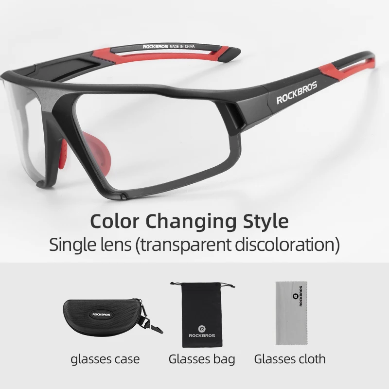 ROCKBROS Photochromic UV Protection Cycling Sunglasses