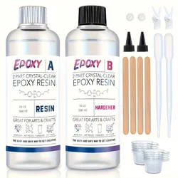 Crystal Clear Epoxy Resin Kit for Jewelry Making and DIY Crafts (1000g)