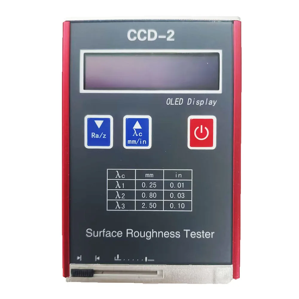 Surface Roughness Meter Tester with 4 Parameters Ra Rz Rq Rt Stroke Length 6mm Indication Accuracy 0.01&mu;m -20&deg;C-40&deg;C