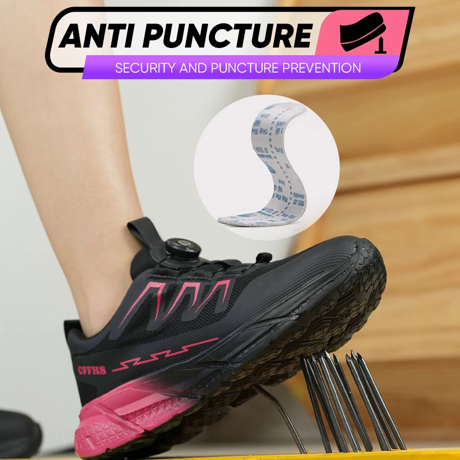 Women's Indestructible Steel Toe Safety Sneakers