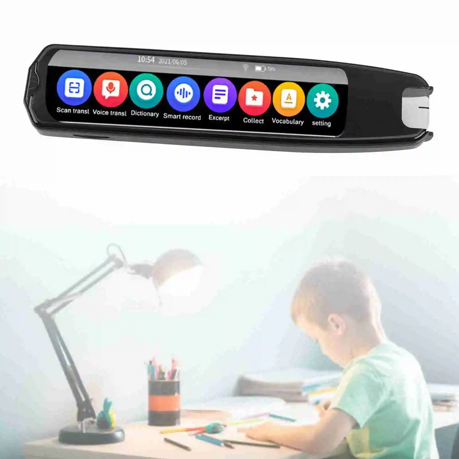 【New】Smart Voice Translator Pen Electronic Dictionary Massive English Word Library 113 Languages Online for Learning