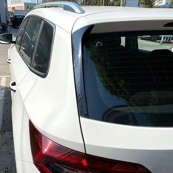 Lunotto posteriore Spoiler Laterale Ala Per Skoda Karoq Gloss Nero ABS Spoiler Laterale Posteriore Canard Splitter Auto Parti Esterne di Ricambio