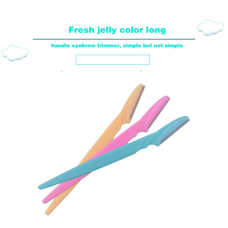 3Pcs Eyebrow Trimmer Blade Shaver Portable Face Razor Eye Brow Epilation Hair Removal Cutters for Woman Makeup
