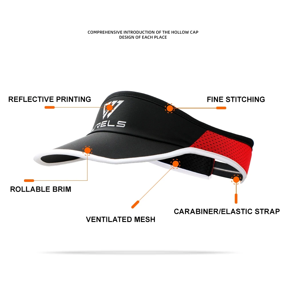 WRELS Children's Baseball Cap Breathable Fashionable Empty Top Hat Summer Uv Sunscreen Sun Protection Hat Riding Running Sports