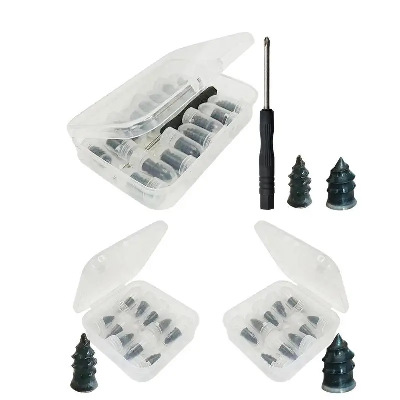 

Tire Screw Plugs Car Tyre Mushroom Rubber Screws Tire Repair Tools Automobile Tire Repair Tire Puncture Supplies For Trucks
