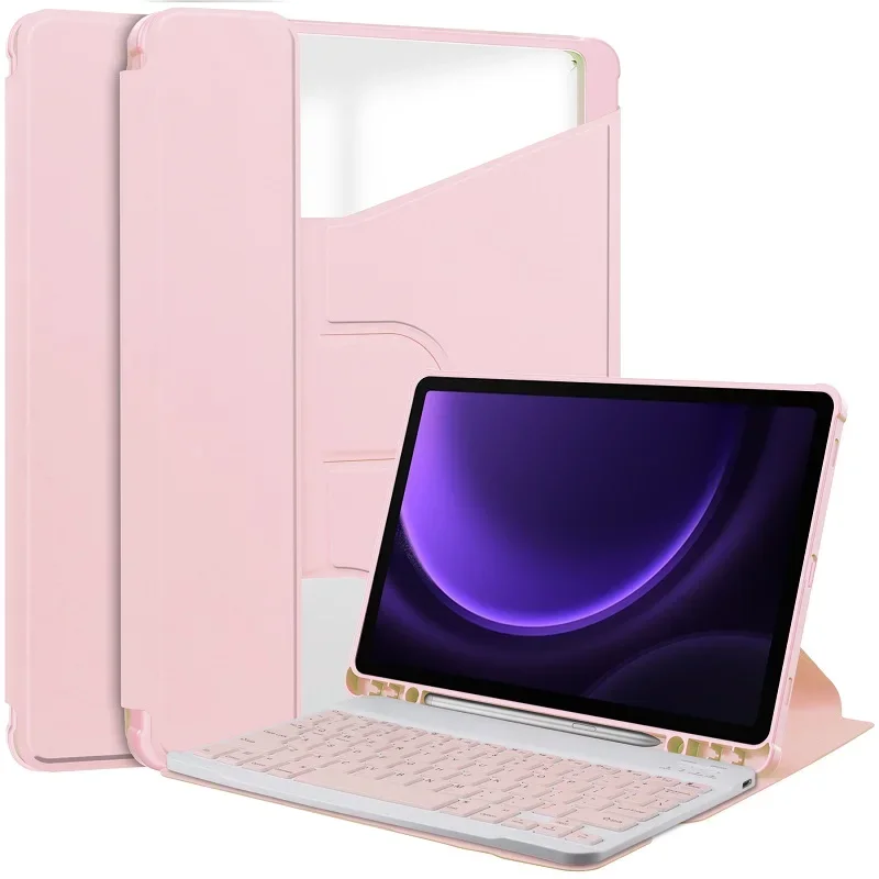 Smart Wireless Keyboard Cover with Pencil Holder and Stand