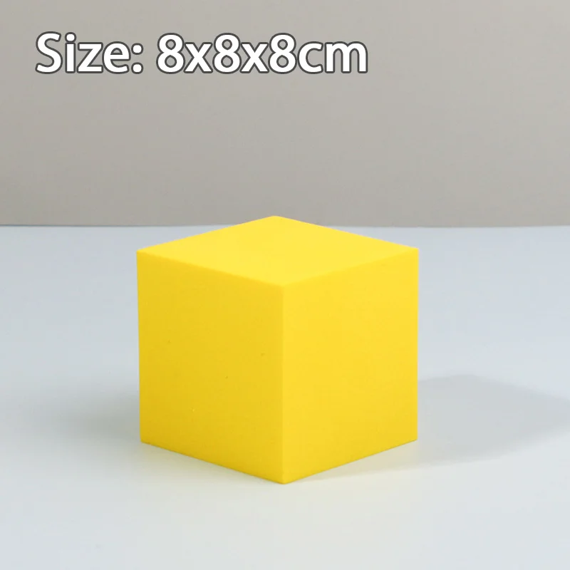 Yellow 80x80x80mm