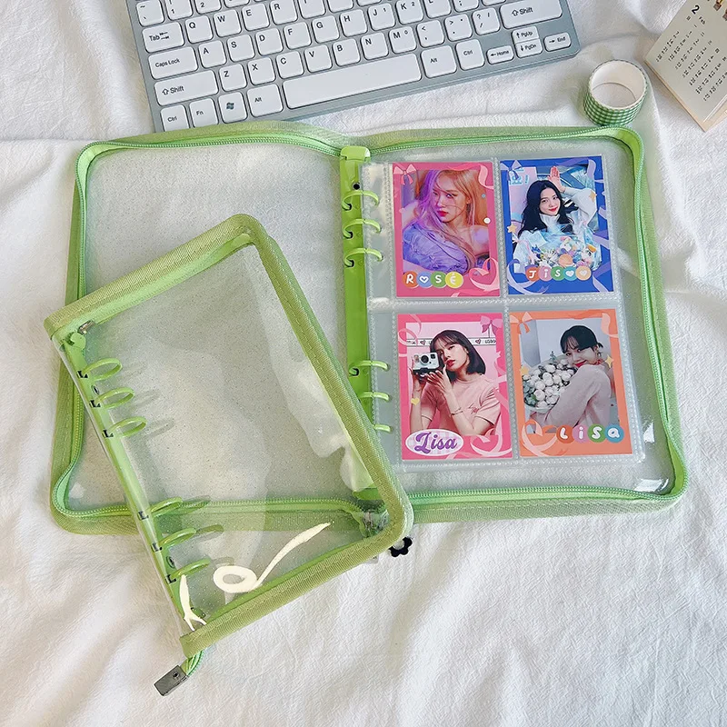 Zipper Binder Photo Card Collection & Organizer Diary Notebook
