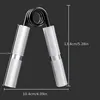 Aluminum Hand Grip Gym Fitness Finger Exerciser Arm Strength Trainer Muscle Recovery Rehabilitation Developer Gripper 3